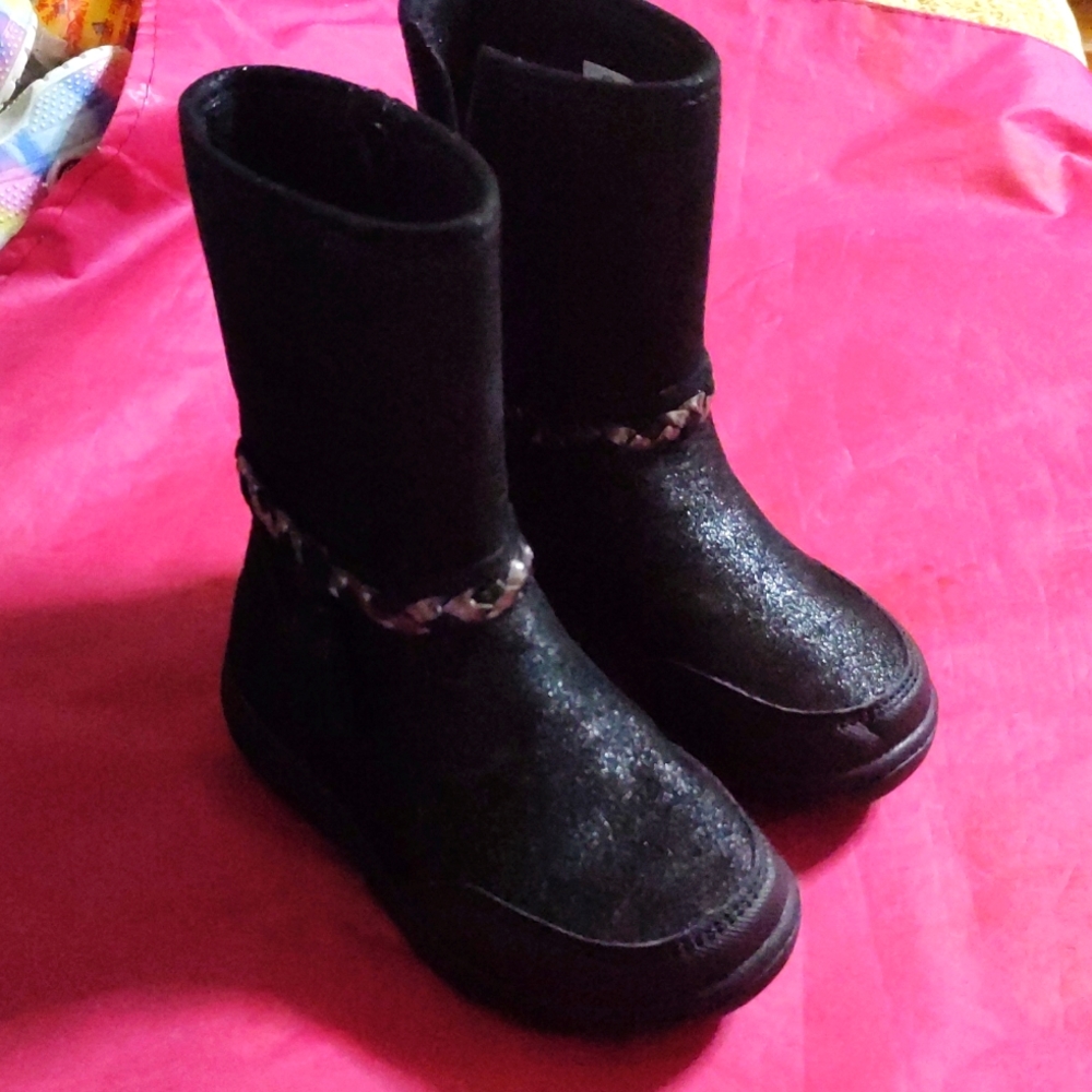Stride rite boots toddler girl size 8